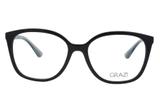 Óculos de Grau Grazi Massafera GZ3046 F697/53 Preto Brilhante