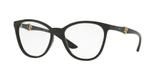 Óculos de Grau Grazi Massafera GZ3047 F700 Preto Com Cristais Da SWAROVSKI Lente Tam 52