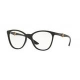 Óculos de Grau Grazi Massafera GZ3047 F700 Preto Com Cristais Da SWAROVSKI Lente Tam 52