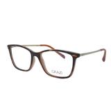 Óculos de Grau Grazi Massafera GZ3049B F709 - Acetato Tartaruga Marrom e Metal Dourado