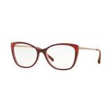 Óculos de Grau Grazi Massafera GZ3055 F918 Vermelho Lente Tam 53