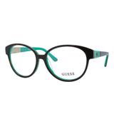 Óculos de Grau Guess Feminino GU2298 CBRN - Acetato Tartaruga Marrom e Verde Água