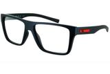 Óculos de Grau HB Polytech Floyd Teen 93127/48 Preto Fosco/Vermelho