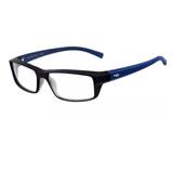 Óculos de Grau HB Polytech M93055-577 Preto Fosco e Azul 5,4 cm