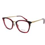 Óculos de Grau Hickmann Feminino HI1070B E01 - Acetato Bordô e Metal Dourado