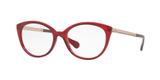 Óculos de Grau Kipling FUN KP3093 E748 Vermelho Translúcido Lente Tam 52