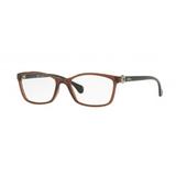 Óculos de Grau Kipling KP3060 F264 Marrom Translúcido Lente Tam 51