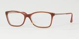 Óculos de Grau Kipling KP3077 D345 Marrom Translúcido Lente Tam 53
