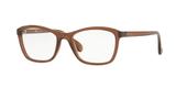 Óculos de Grau Kipling KP3089 F279 Marrom Translúcido Lente Tam 51