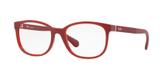 Óculos de Grau Kipling KP3097 F091 Vermelho Translúcido Lente Tam 53