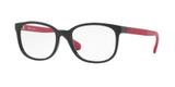 Óculos de Grau Kipling KP3097 F092 Preto Rosa Lente Tam 53