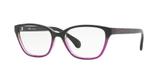 Óculos de Grau Kipling KP3099 F283 Preto Roxo Degradê Lente Tam 52