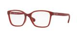 Óculos de Grau Kipling KP3101 F294 Vermelho Translúcido Lente Tam 51