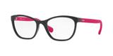 Óculos de Grau Kipling KP3103 F596 Preto Rosa Lente Tam 52