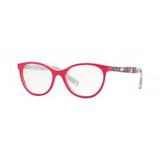 Óculos de Grau Kipling KP3108 F996 Vermelho Estampado Lente Tam 49