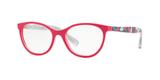 Óculos de Grau Kipling KP3108 F996 Vermelho Estampado Lente Tam 49