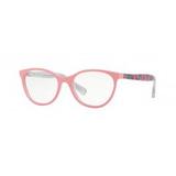 Óculos de Grau Kipling KP3108 F997 Rosa Estampado Lente Tam 49