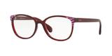 Óculos de Grau Kipling KP3109 F951 Vermelho Translúcido Estampado Lente Tam 51