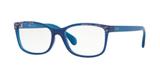 Óculos de Grau Kipling KP3110 F953 Azul Translúcido Estampado Lente Tam 53