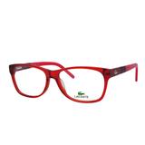 Óculos de Grau Lacoste Feminino L2691 C615 - Acetato Vermelho