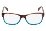 Óculos de Grau Marchon Nyc M-Fit 214 /52 Havana AVerde Azuladozul
