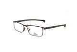 Óculos De Grau Masculino Lacoste Metal Cinza
