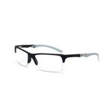 Óculos de grau mormaii camburi air preto com branco fosco PRETO-BRANCO