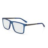 Óculos de grau mormaii khapa transparente fosco com azul AZUL