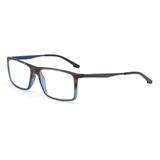 Óculos de grau Mormaii maha 1 azul com marrom riscado fosco