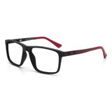 Óculos de grau Mormaii nxt infantil PRETO-VERMELHO