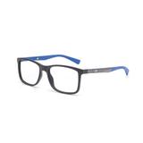 Óculos de grau mormaii pequim preto fosco com azul PRETO