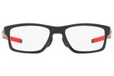 Óculos de Grau Oakley Frame Crosslink Mnp OX8090 809003/55 Preto e Vermelho