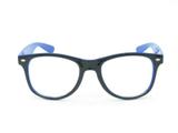 Óculos de grau Paul Ryan azul e preto D008-1