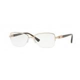 Óculos de Grau Platini P91173 F191 Ouro Lente Tam 52