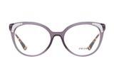 Óculos de Grau Prada PR 12UV TSI1O1/53 Cinza Transparente