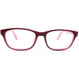 Óculos de grau Rafaello RFA046 Acetato Vermelho c/ Rosa - Armação
