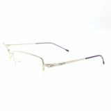 Óculos de grau Rafaello RFA062 Alumínio c/ Acetato Prata Azul escuro e Vermelho - Armação