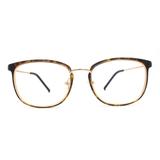 Óculos de grau Rafaello RFA251 Acetato c/Alumínio-Onça- Armação