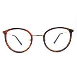 Óculos de grau Rafaello RFA254 Acetato c/Alumínio-Onça- Armação