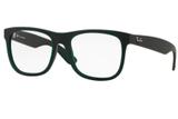 Óculos de Grau Ray Ban Ennio RX7057L 5788/54 Verde Emborrachado