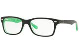 Óculos de Grau Ray Ban Junior RY1531 3764/48 Preto/Verde Transparente
