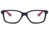 Óculos de Grau Ray Ban Junior RY1583L 3603/48 Preto Fosco/Vermelho