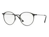 Óculos De Grau Ray Ban Redondo Preto RB6378 2904 Tam. 49 - Ray ban original