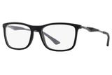 Óculos de Grau Ray Ban RX7029 2077/55 Preto Fosco