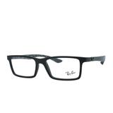 Óculos de Grau Ray Ban Unissex RX8901 5263 - Acetato Fosco Preto