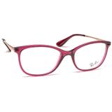 Óculos de Grau RX7106L Borgonha - U / 428 / 0 - Vision
