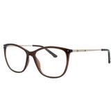 Óculos de Grau Swarovski Feminino SK5178 - Acetato Marrom e Metal Dourado