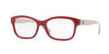 Óculos de Grau Tecnol TN3038 E765 Vermelho Translúcido Lente Tam 54