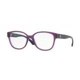 Óculos de Grau Tecnol TN3039 E769 Roxo Translúcido Lente Tam 53