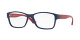 Óculos de Grau Tecnol TN3041 E777 Azul Vermelho Lente Tam 56
